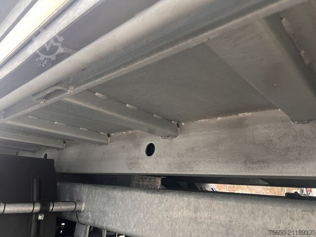 Kippanhänger Möslein TTD 19 AB  19 t Tandemkipper Tieflader, BreitbereifungGitteraufsatz