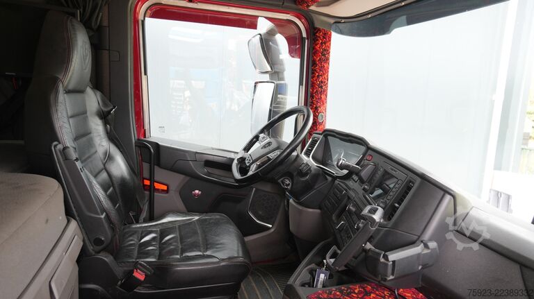 Crane truck Scania R 580 V8 6X4 LOGTRANSPORT COMBI WITH KESLA 2112...
