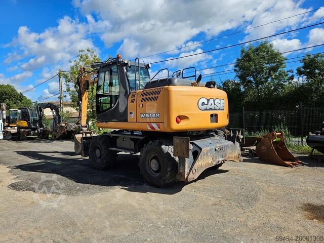 Wheeled excavator case WX 148
