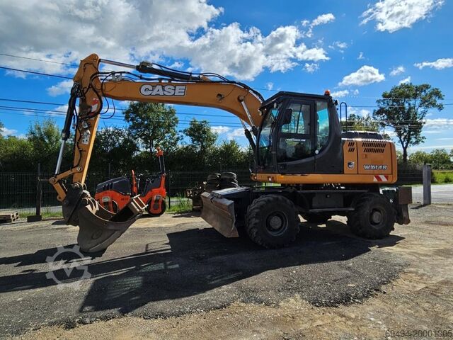 Wheeled excavator case WX 148