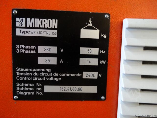 Universal-Werkzeugfräsmaschine Mikron WF 41 C