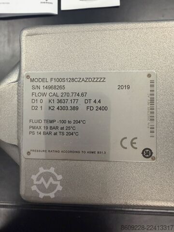 Durchflussmesser / Transmitter Emerson Micro Motion F100S Coriolis Mass Flow Meter | 4200 Transmitter | New in Box | 2019