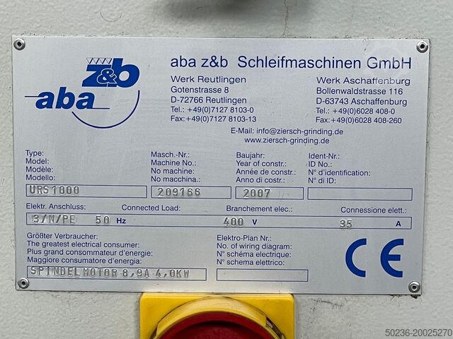 Rundschleifmaschine ABA URS 1000