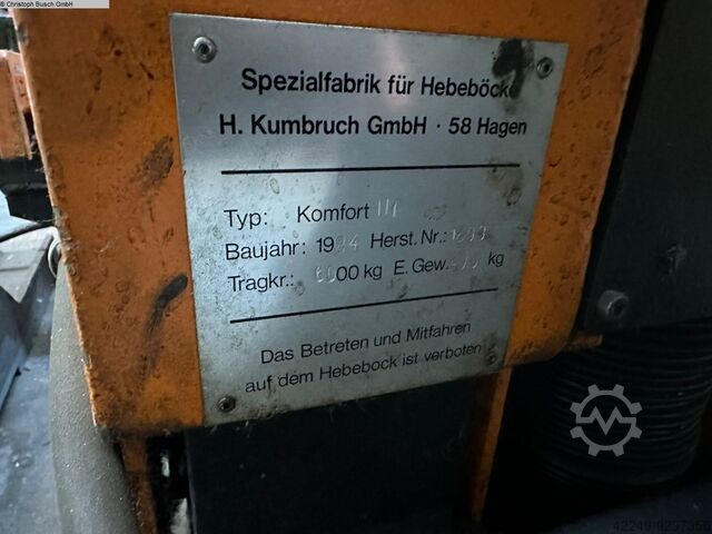 Hebebühne KUMBRUCH KOMFORT
