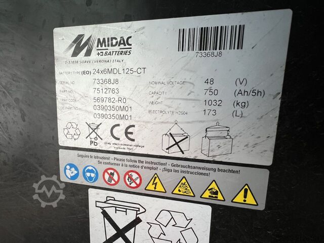 Elektro 4 Rad-Stapler Toyota 8 FBM 20 T / 1.460 Std.!