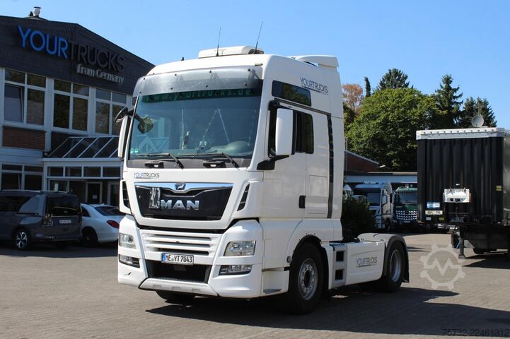 Standard tractor unit MAN TGX 18.500 E6 XXL  Retarder Kühlbox Navi 2Tanks