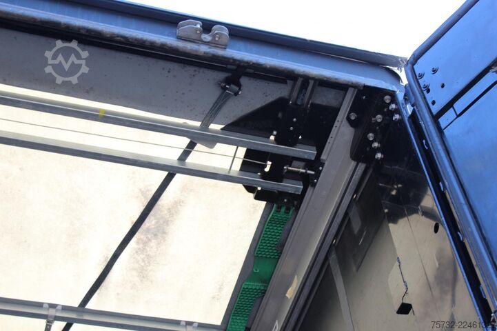 Open semitrailer with tarp Krone Plane Edscha Liftachse Pal.-Kasten