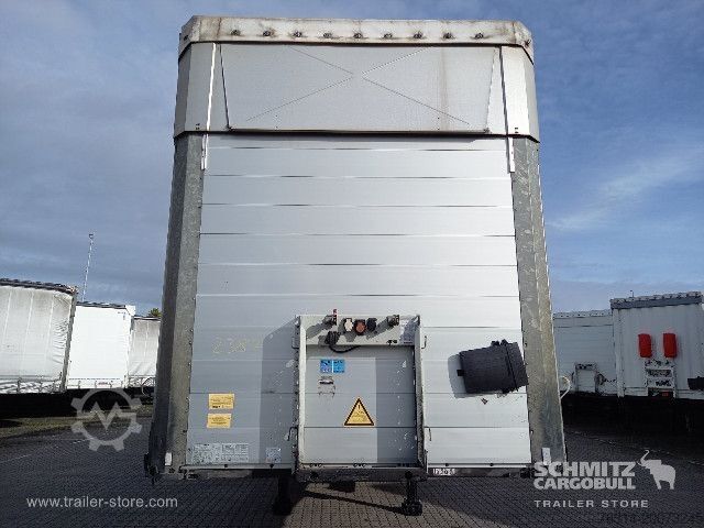 Open semitrailer with tarp Schmitz Cargobull Curtainsider Mega Getränke
