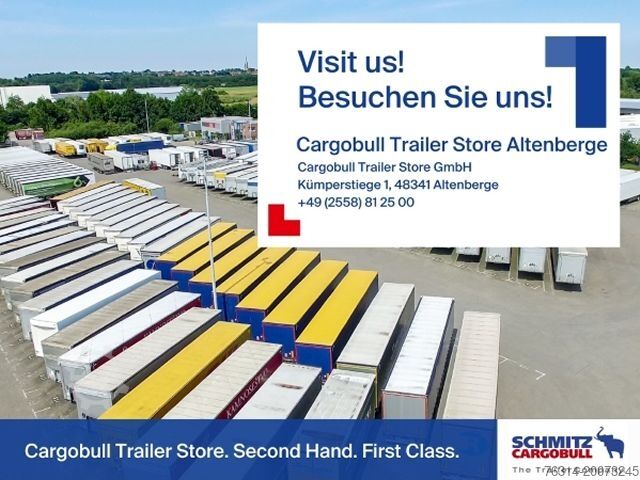 Open semitrailer with tarp Schmitz Cargobull Curtainsider Mega Getränke