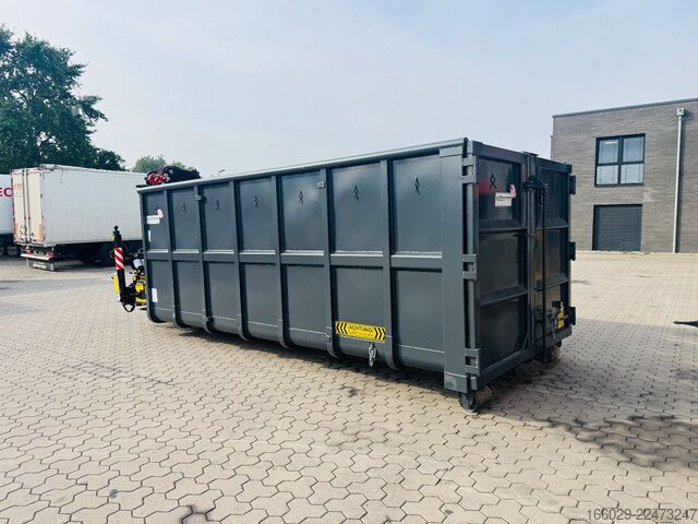 Swap body semitrailer  Abrollcontainer Container 6,5 m Kran  Fassi F150