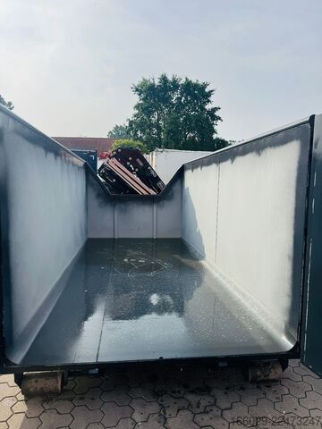 Swap body semitrailer  Abrollcontainer Container 6,5 m Kran  Fassi F150