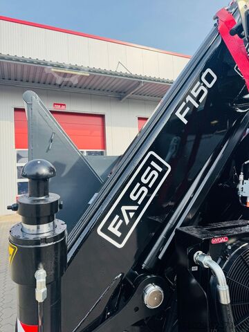 Swap body semitrailer  Abrollcontainer Container 6,5 m Kran  Fassi F150