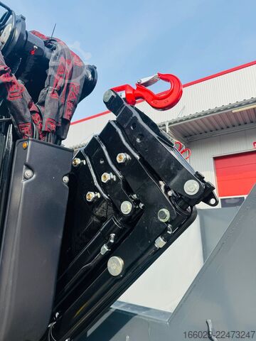 Swap body semitrailer  Abrollcontainer Container 6,5 m Kran  Fassi F150