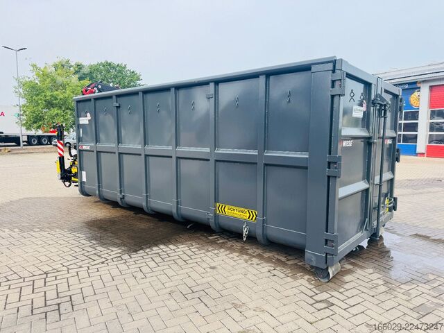 Swap body semitrailer  Abrollcontainer Container 6,5 m Kran  Fassi F150