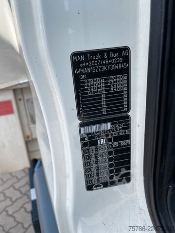 LKW mit Pritsche & Plane MAN TGL 12.220 BL/ 7m Pritsche/ LBW 1.5t/ AC/