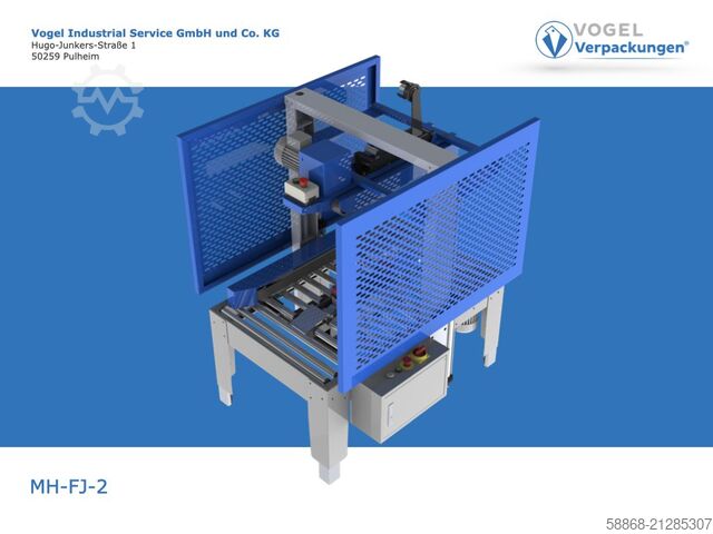 Carton sealing machine Kartonverschließer für versch. Größen MH-FJ-2 automatische Kartonanpassung