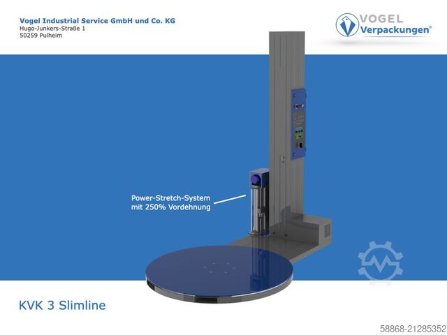 Halbautomatischer Palettenwickler  KVK 3 Slimline