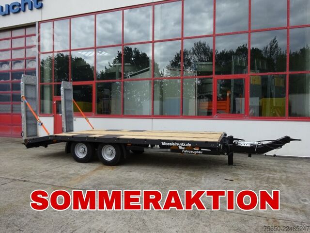 Low loader trailer Möslein TTT 11- 6,28P  Neuer Tandemtieflader