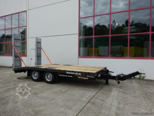 Low loader trailer Möslein TTT 11-5,2P  Neuer Tandemtieflader