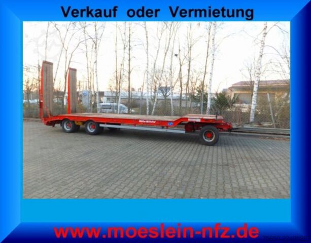 Low loader trailer Müller-Mitteltal T 3  3 Achs Tieflader- Anhänger
