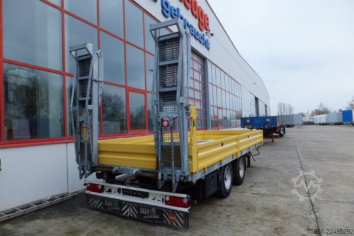Low loader trailer Obermaier OS2-TUE135S  13,5 t Tandemtieflader