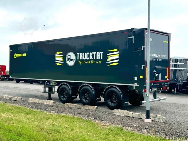 Auflieger mit Walkingfloor  H&W AGRAR 70 cbm, Zwangslenkung, MIETEN?