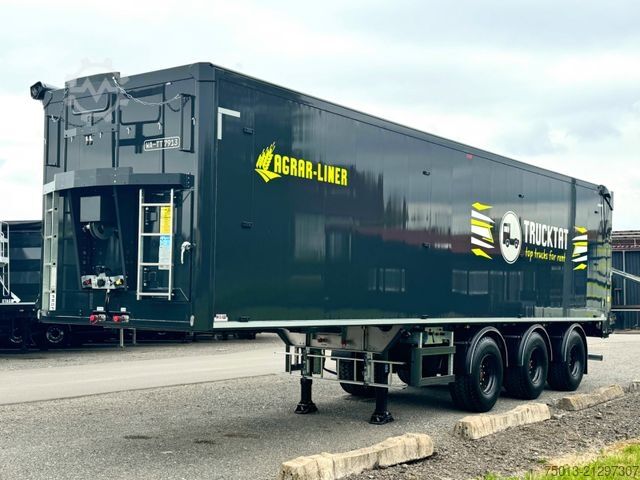 Auflieger mit Walkingfloor  H&W AGRAR 70 cbm, Zwangslenkung, MIETEN?