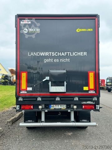 Auflieger mit Walkingfloor  H&W AGRAR 70 cbm, Zwangslenkung, MIETEN?