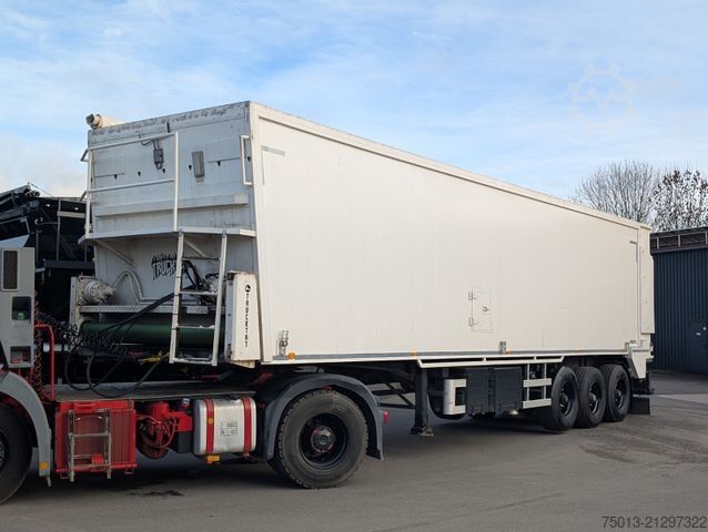 Auflieger mit Walkingfloor  Rollbandwagen mit Walzen und Förderband