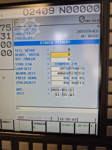 Vertikale CNC Drehmaschine, angetr. WZ DOOSAN VT900M