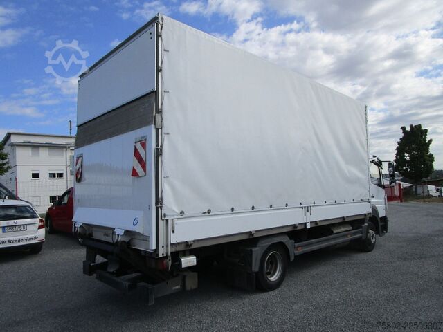 Curtain sider van MERCEDES-BENZ Atego 818L *6,10m+LBW+KLIMA+AHK+1-Hand*