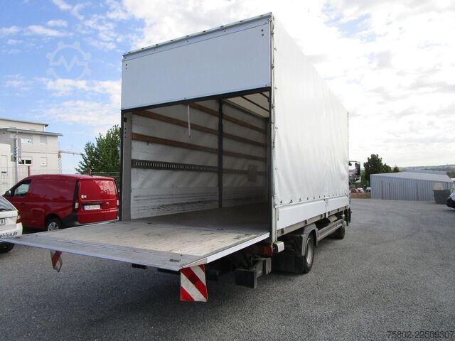 Curtain sider van MERCEDES-BENZ Atego 818L *6,10m+LBW+KLIMA+AHK+1-Hand*