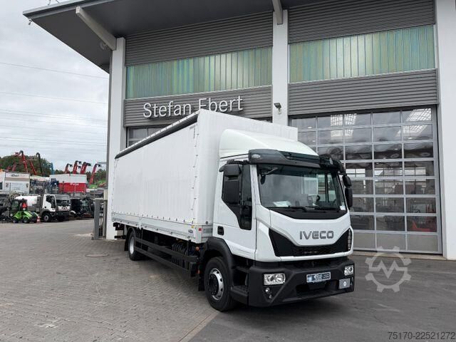 Sliding tarpaulin Iveco Eurocargo ML140E28/P LBW Bär AHK Schiebeplane