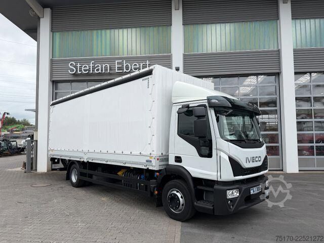 Sliding tarpaulin Iveco Eurocargo ML140E28/P LBW Bär AHK Schiebeplane