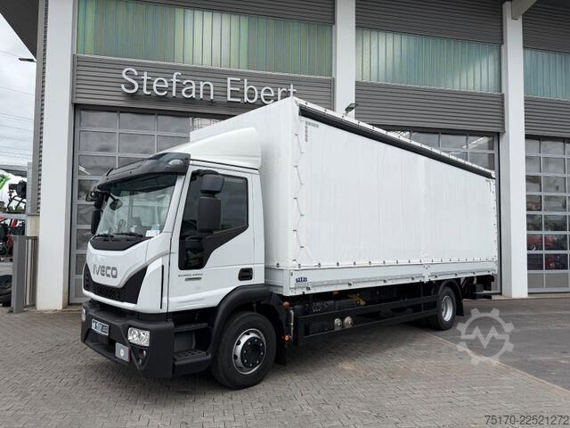 Sliding tarpaulin Iveco Eurocargo ML140E28/P LBW Bär AHK Schiebeplane