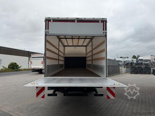 Sliding tarpaulin Iveco Eurocargo ML140E28/P LBW Bär AHK Schiebeplane