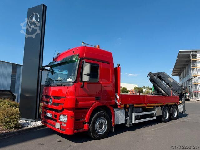 Platform trailer Mercedes-Benz Actros 2644 L 6x4 MKG HLK 541 HP Funk Spitze