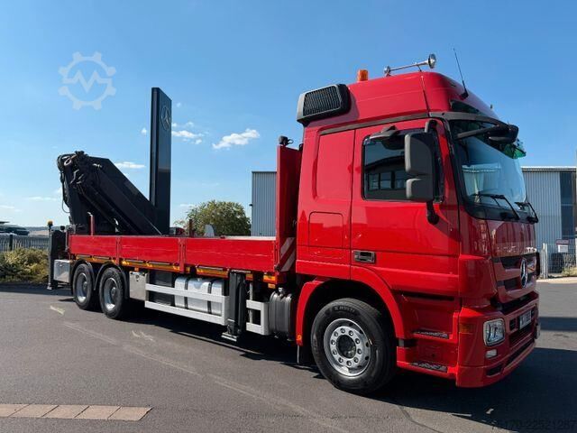 Platform trailer Mercedes-Benz Actros 2644 L 6x4 MKG HLK 541 HP Funk Spitze