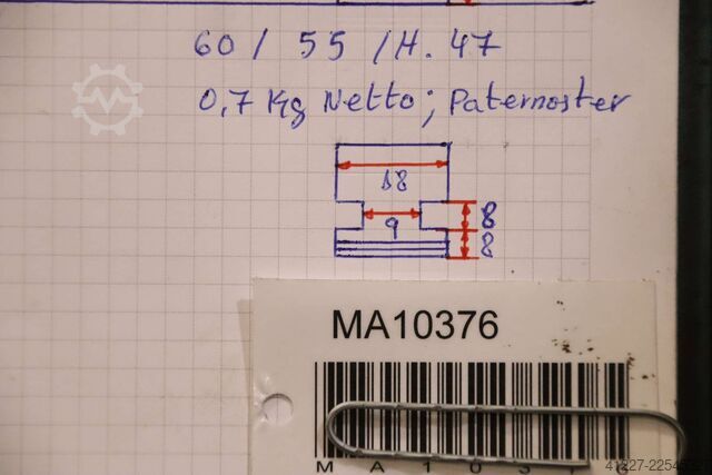 Interchangeable jaws unbekannt Breite 18 mm