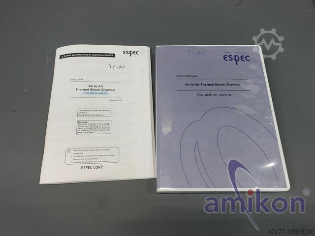 Temperature shock chamber 200 liters Espec TSA-202E-W -55°C bis 200°C