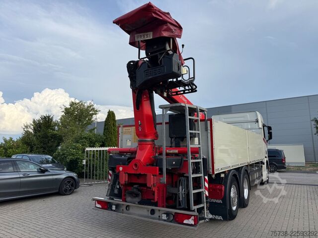 LKW mit Pritsche (offen) SCANIA R500 6x2*4 Baustoff Fassi 215/Retarder/Vollluft