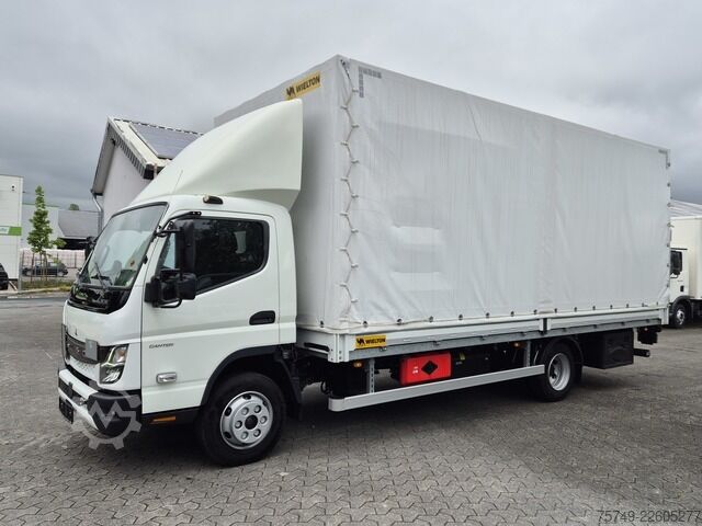 Curtain sider van Fuso Canter 7C18 Aut., Bordwand Pritsche Plane 10Tkm!