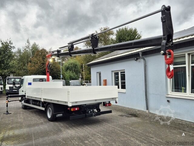 Pritschenwagen Fuso FUSO 9C18 Canter Alu Pritsche 5.5m Kran 3x hydr.