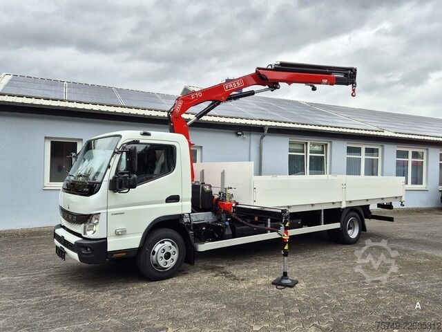 Pritschenwagen Fuso FUSO 9C18 Canter Alu Pritsche 5.5m Kran 3x hydr.