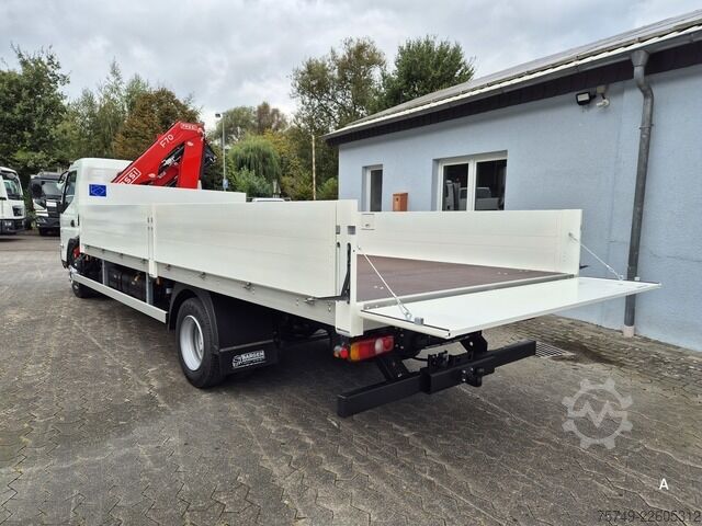 Pritschenwagen Fuso FUSO 9C18 Canter Alu Pritsche 5.5m Kran 3x hydr.