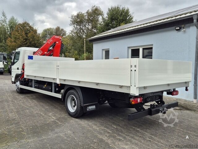 Pritschenwagen Fuso FUSO 9C18 Canter Alu Pritsche 5.5m Kran 3x hydr.