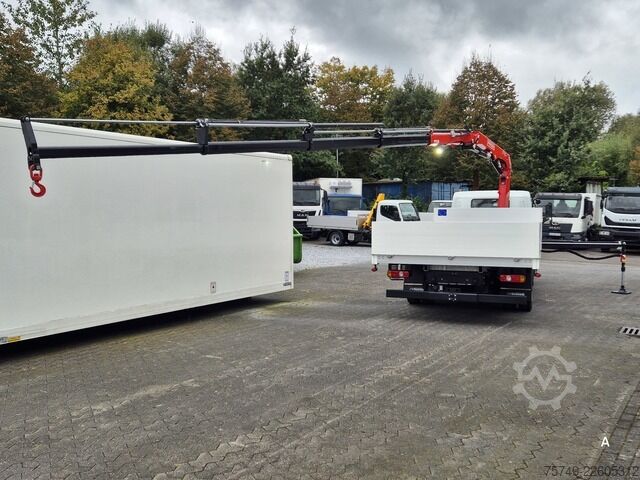 Pritschenwagen Fuso FUSO 9C18 Canter Alu Pritsche 5.5m Kran 3x hydr.