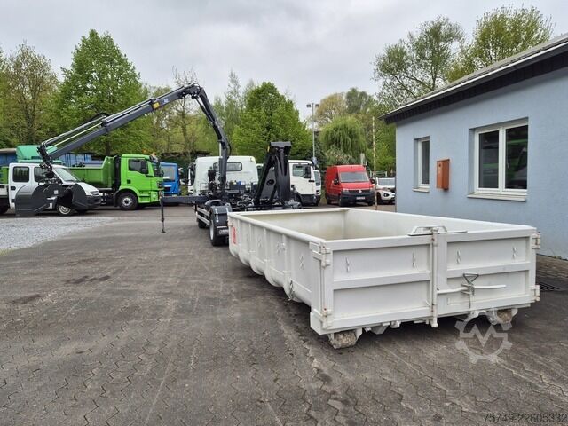 Telehoist load lugger van Fuso FUSO 9C18 City Abrollkipper + Ladekran m.Greifer