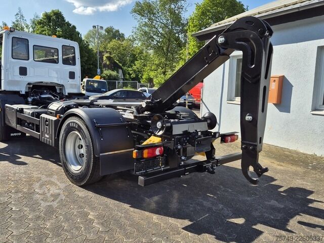 Roll-off tipper truck iveco Euro Cargo 180E32 4x2 Abrollkipper Knick / Tele