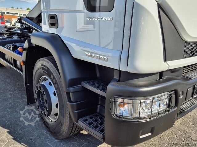 Roll-off tipper truck iveco Euro Cargo 180E32 4x2 Abrollkipper Knick / Tele